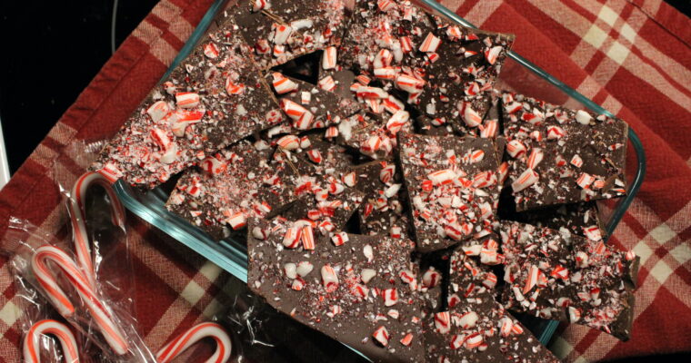 Vegan Chocolate Peppermint Bark