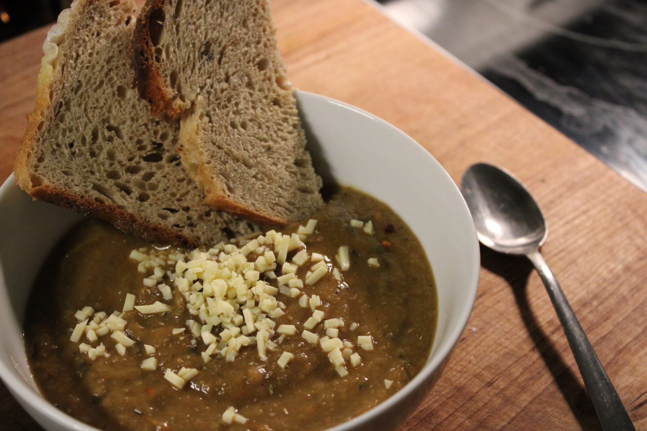 Roasted Eggplant Soup