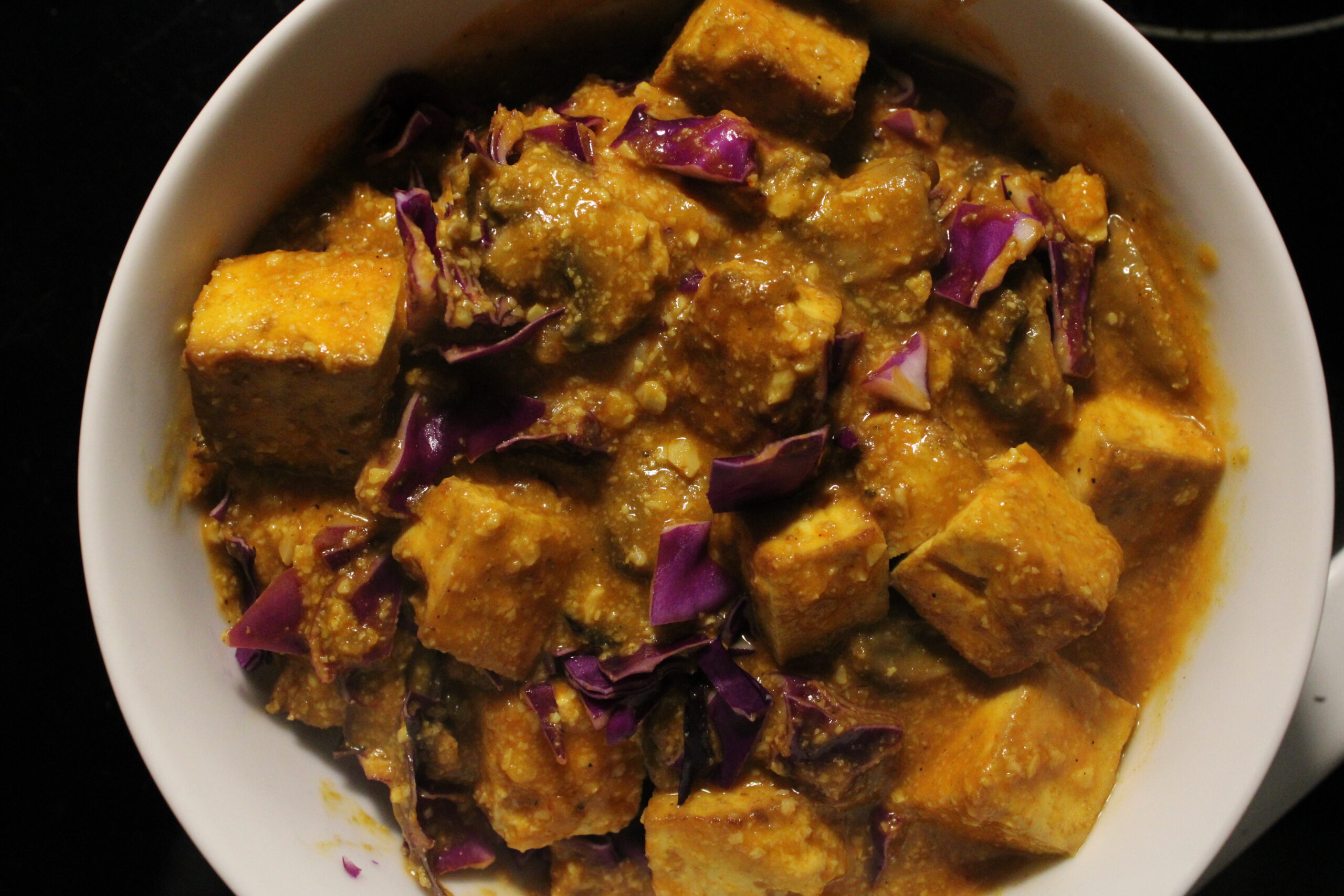 Tofu Mushroom Korma