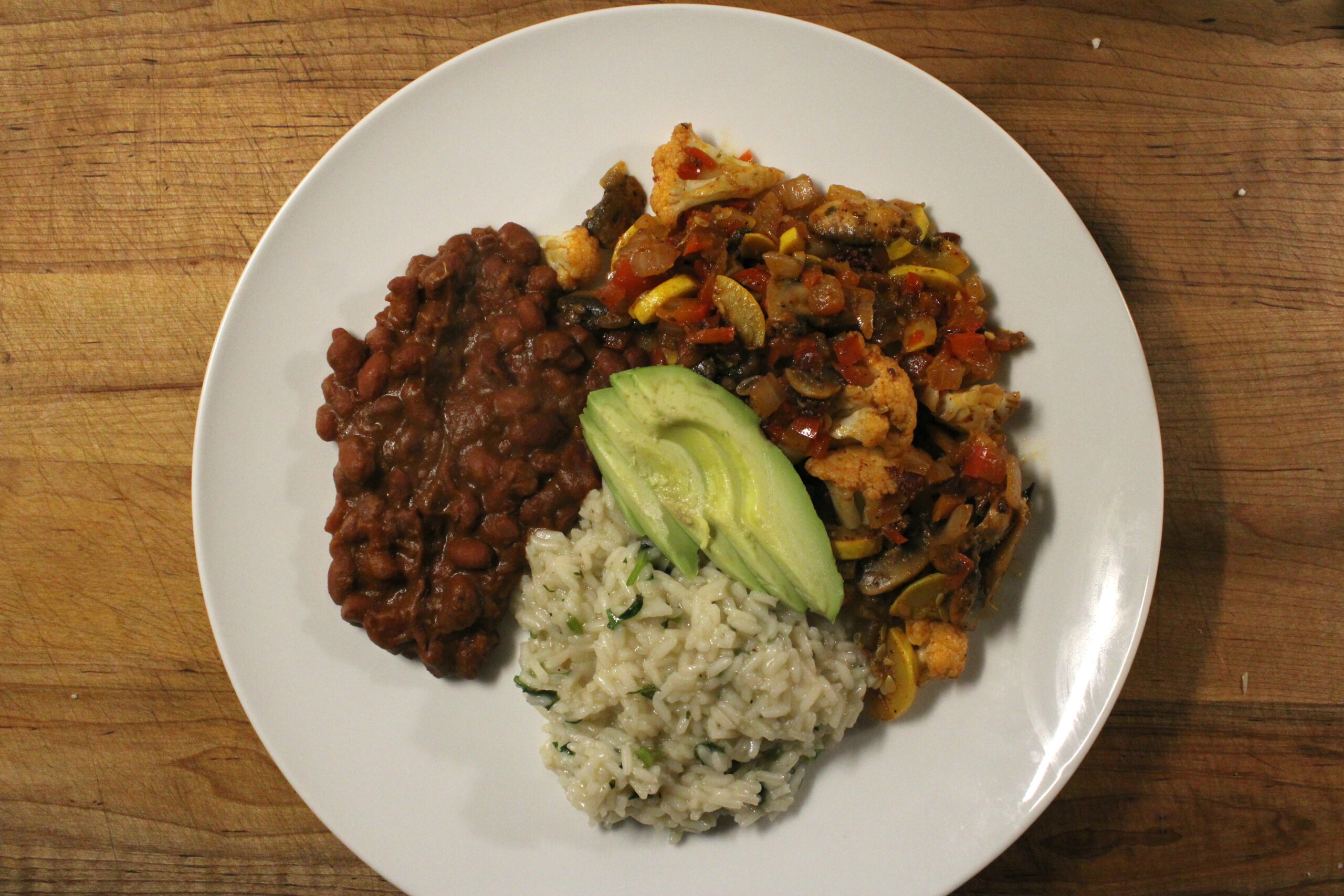 Cilantro Lime Rice & Mole Beans