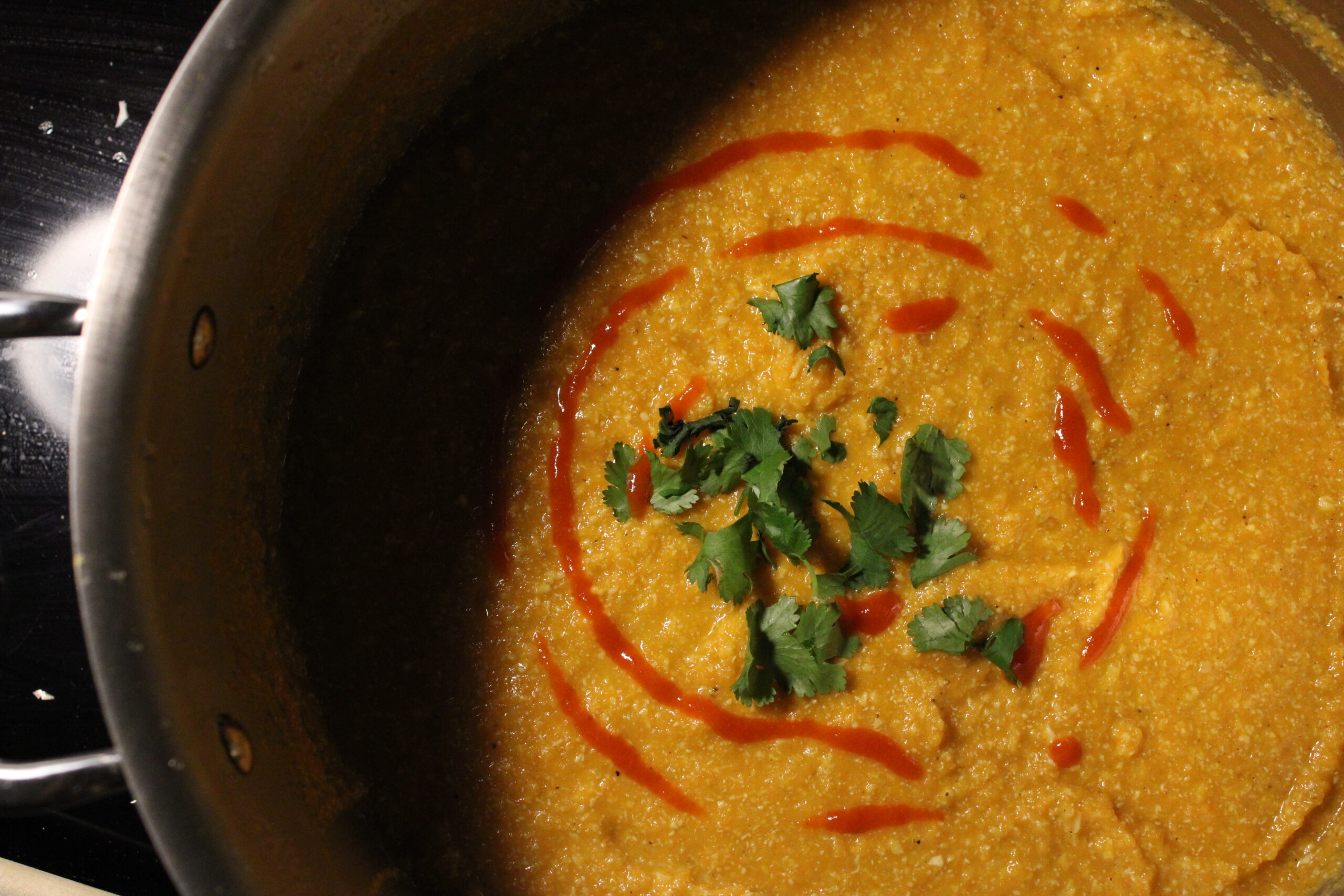 Carrot Quinoa Cashew Soup