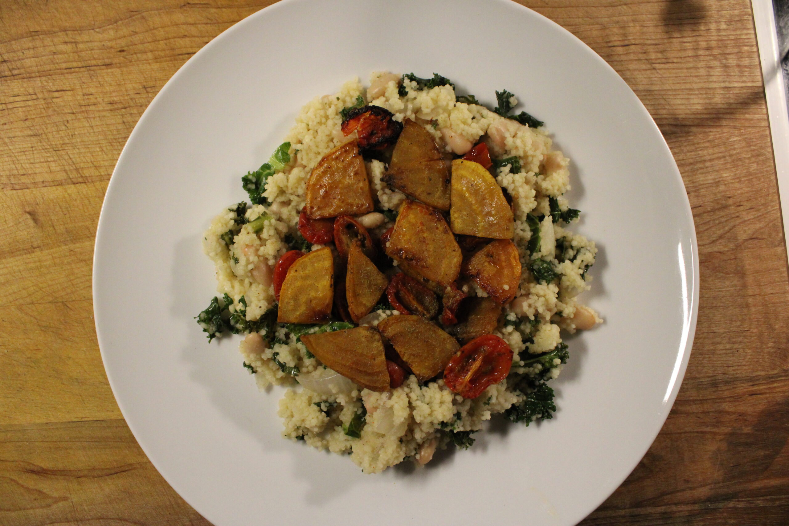 Roasted Beets & Tomatoes with Couscous