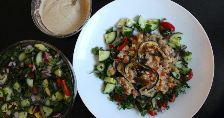 Roasted Eggplant Couscous