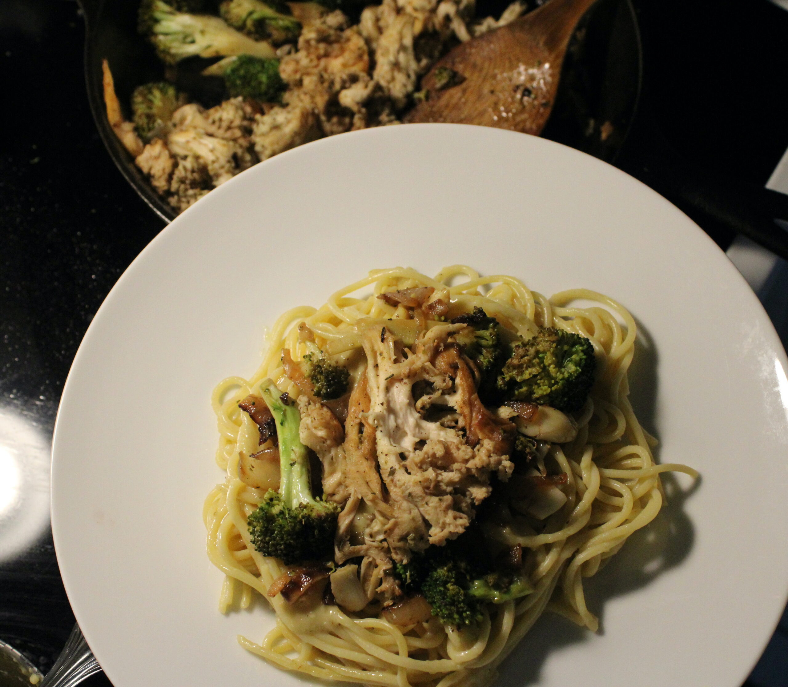 Comb Tooth Mushroom Pasta