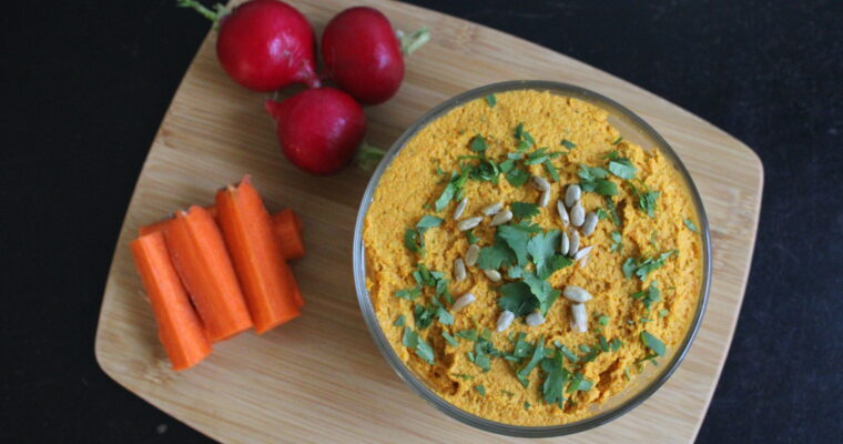 Carrot Cashew Curry Dip