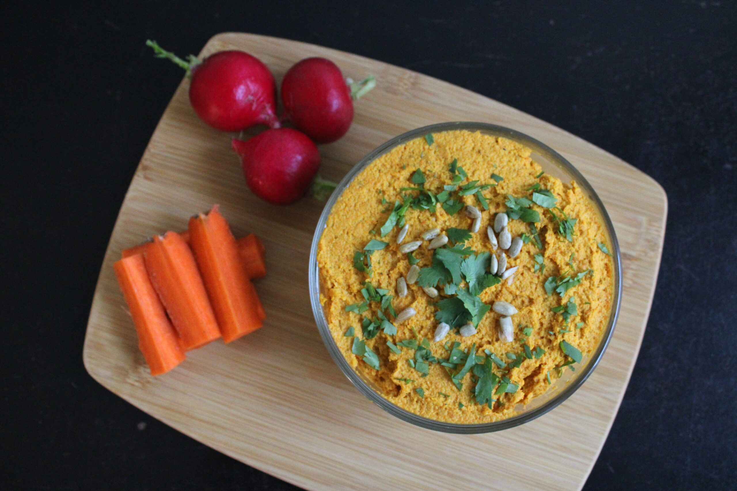 Carrot Cashew Curry Dip