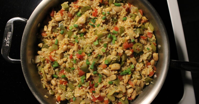 White Bean & Okra Rice