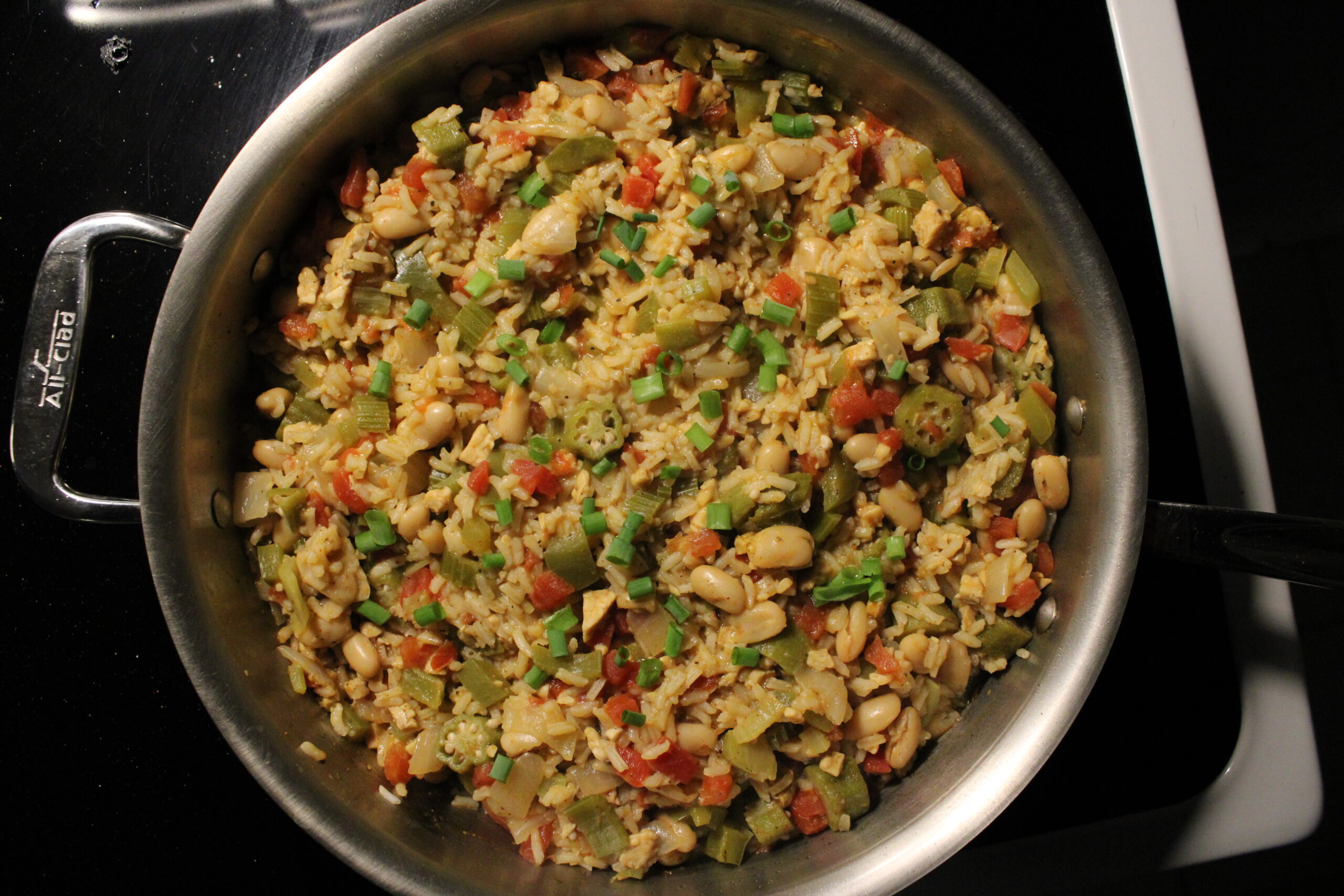 White Bean & Okra Rice