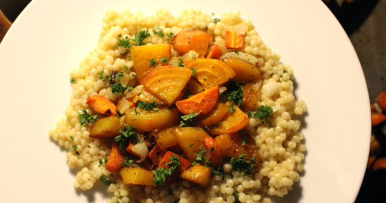 Roasted Beets & Carrots & Couscous