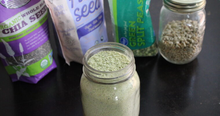 Homemade Plant-Based Protein Powder