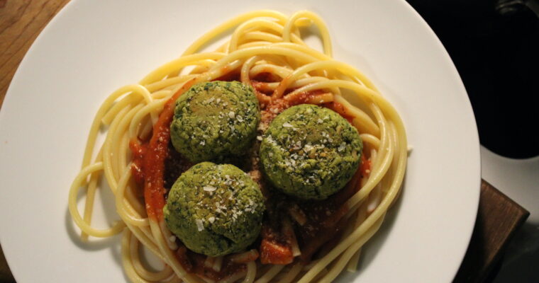 Lentil Meatball Spaghetti