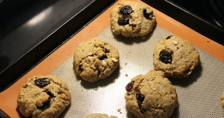 Cranberry Almond Oatmeal Cookies