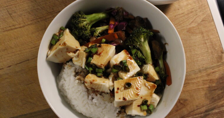 Silken Tofu Rice Bowl