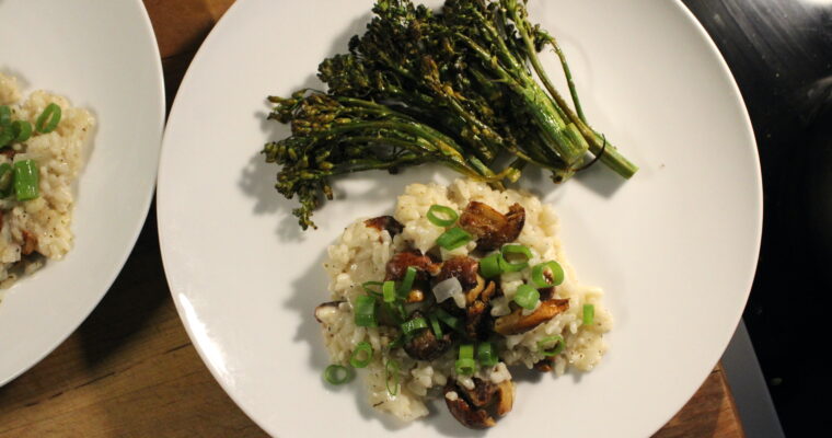 Vegan Mushroom Risotto