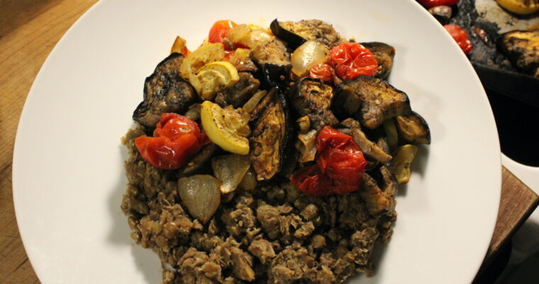 Ethiopian-spiced Eggplant & Lentils