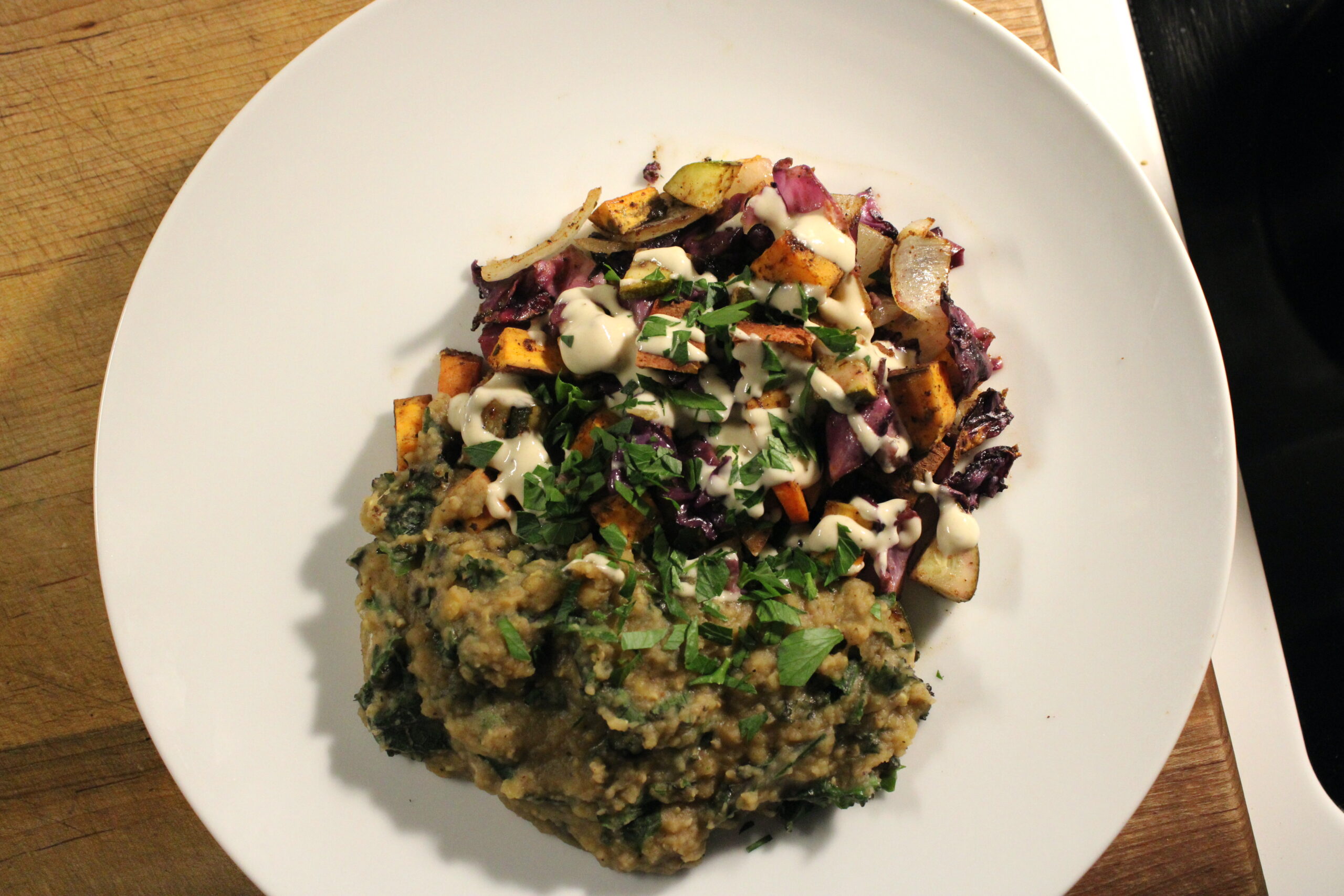 Lentils & Roasted Roots Grain Bowl