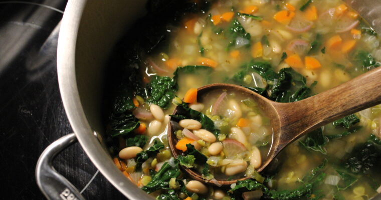 Green Split Pea & Bean Stew