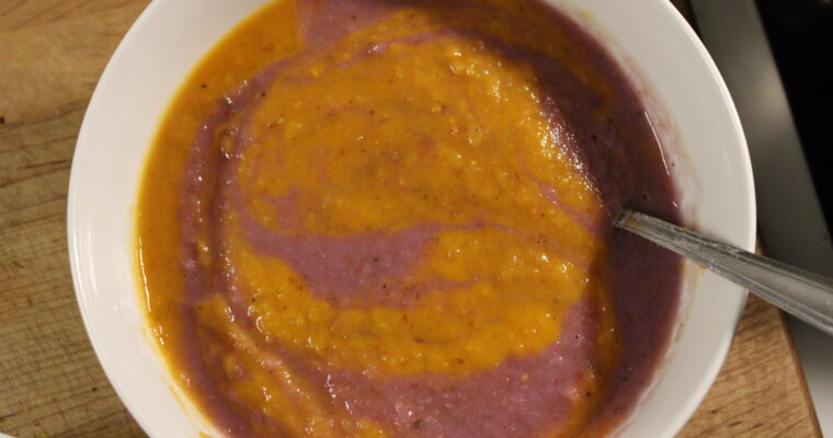 Sweet Potato & Red Cabbage Soup