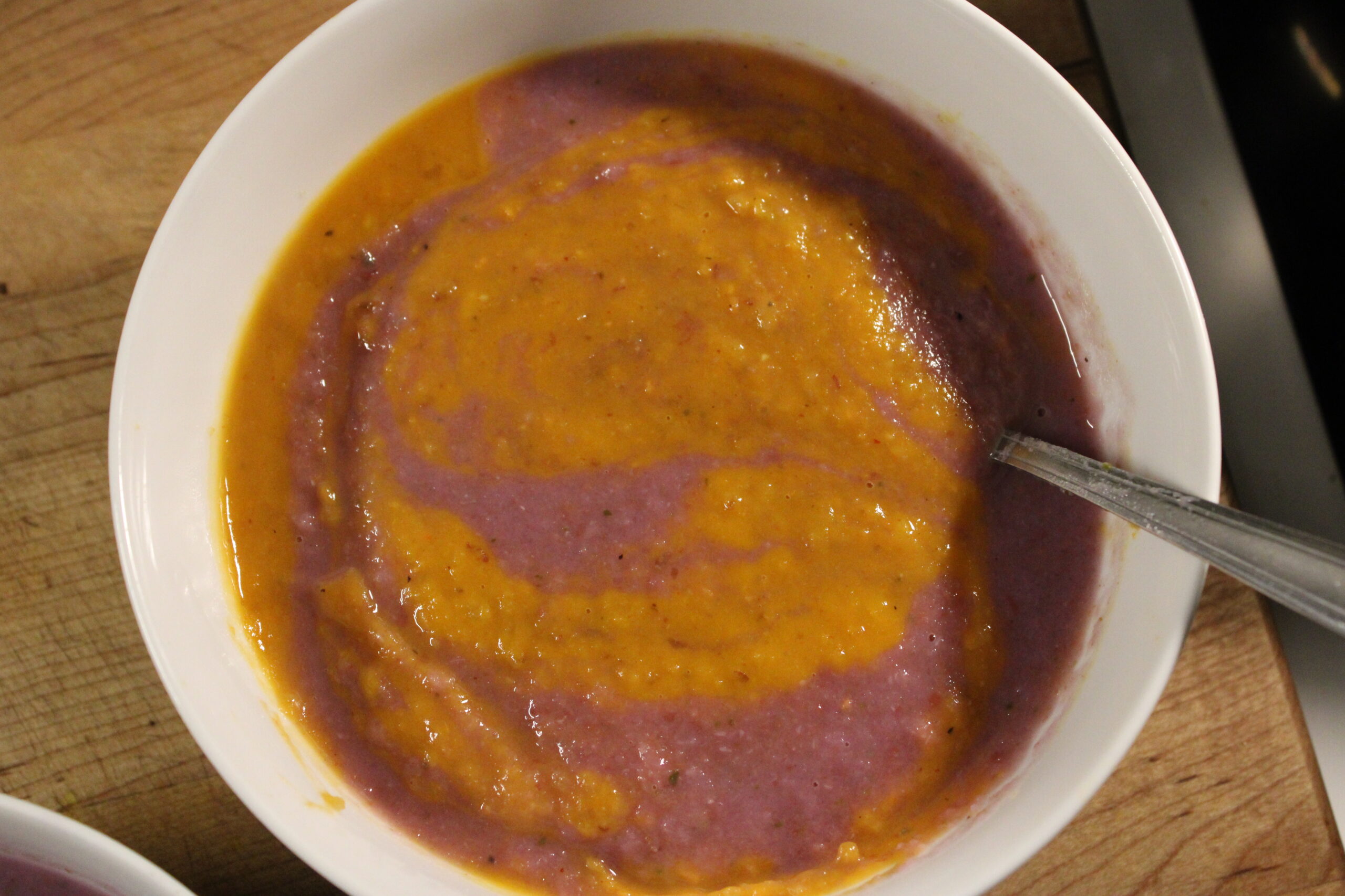 Sweet Potato & Red Cabbage Soup