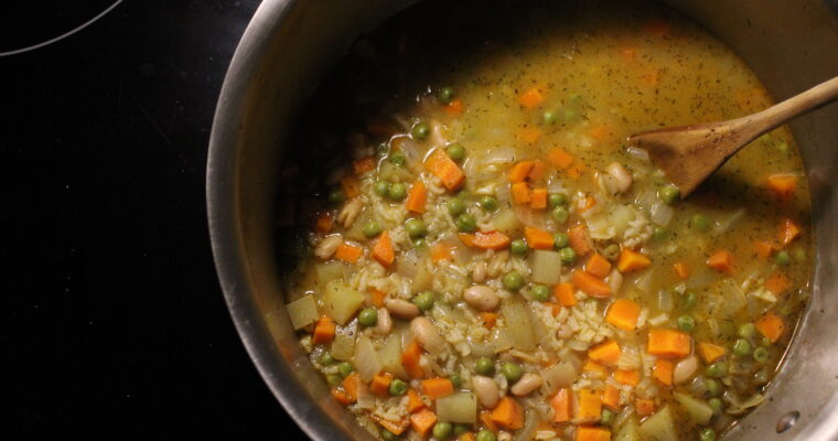 White Bean Rice Soup