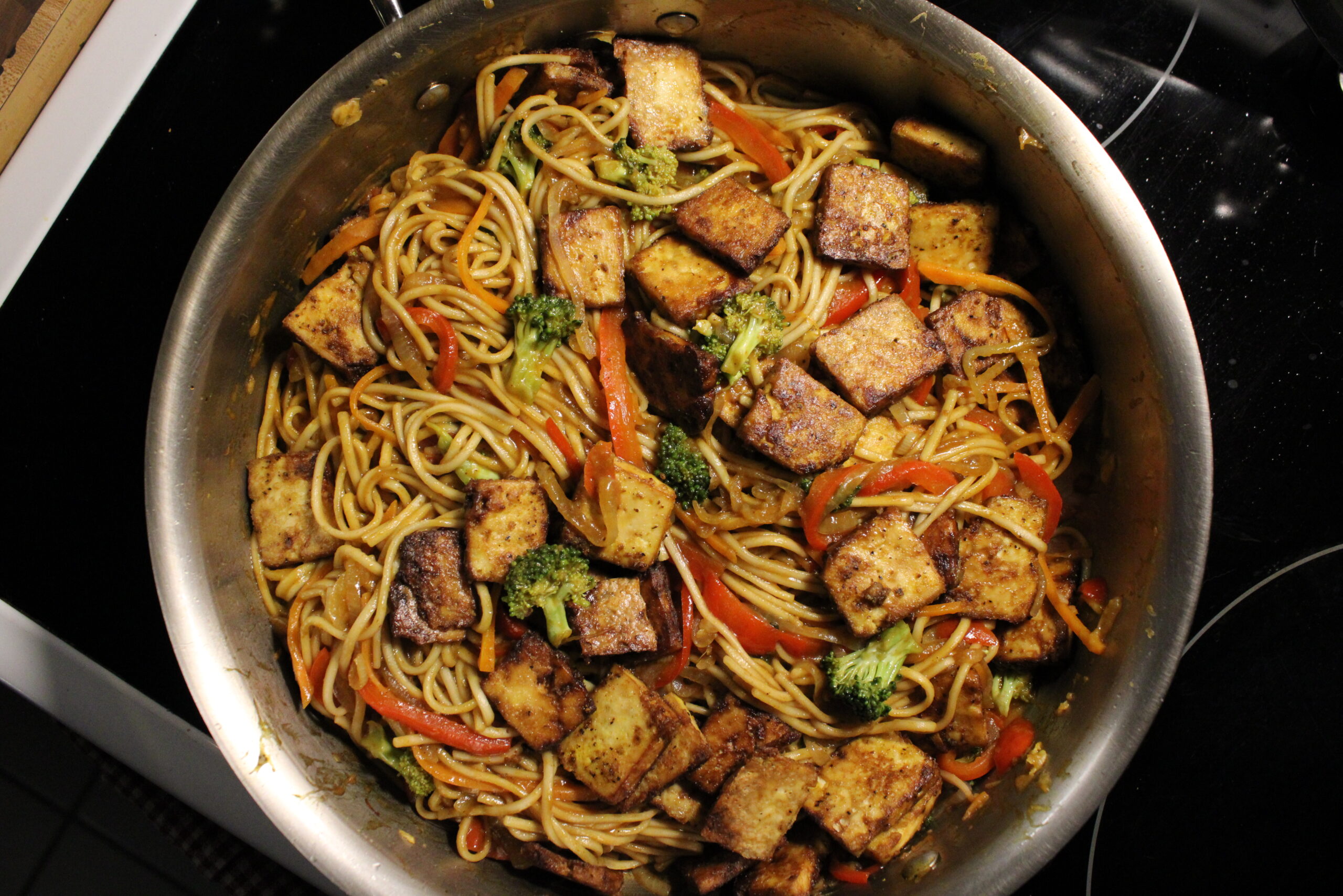 Curried Udon & Tofu Stir-Fry