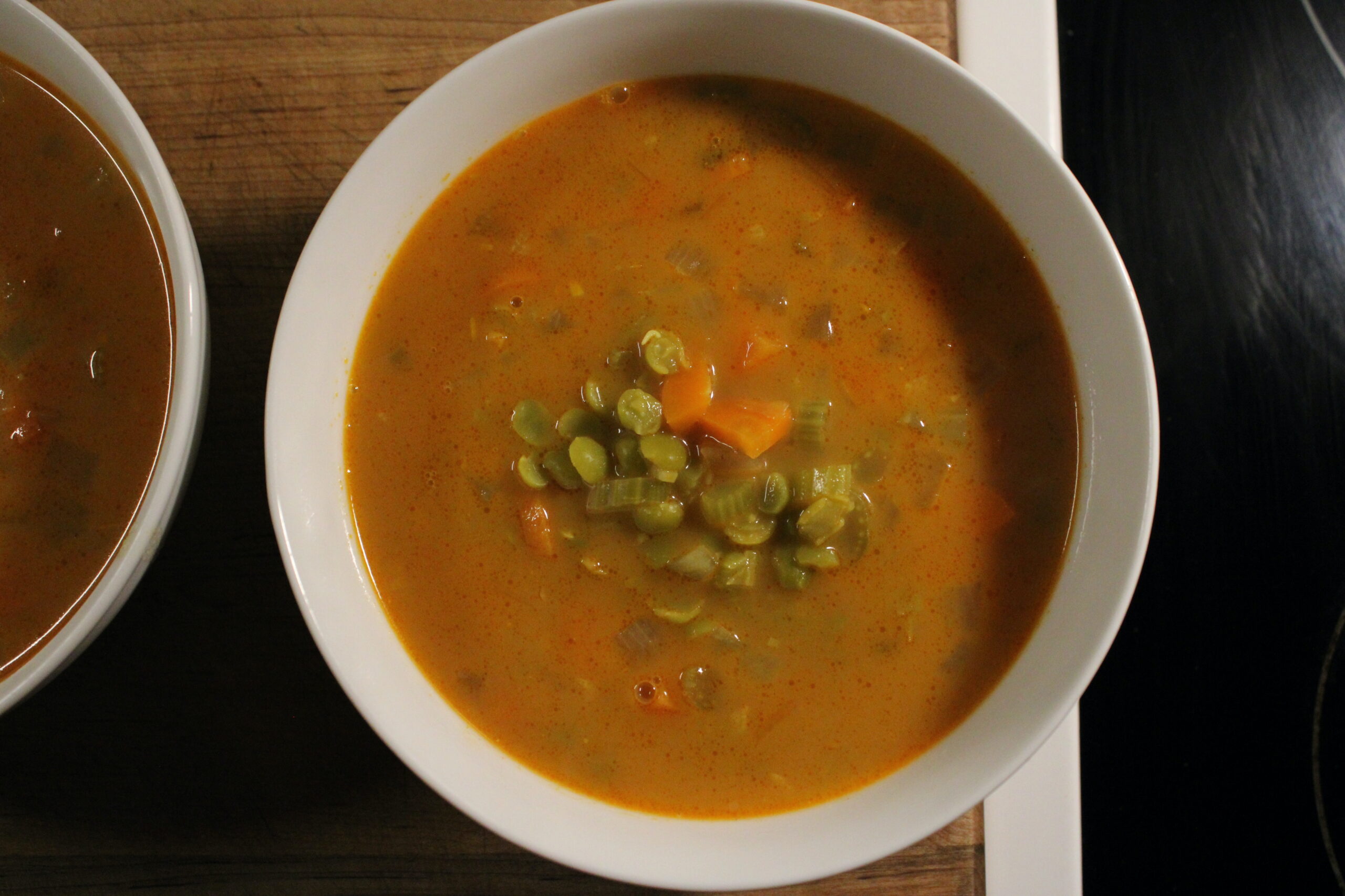 Coconut Curry Split Pea Soup