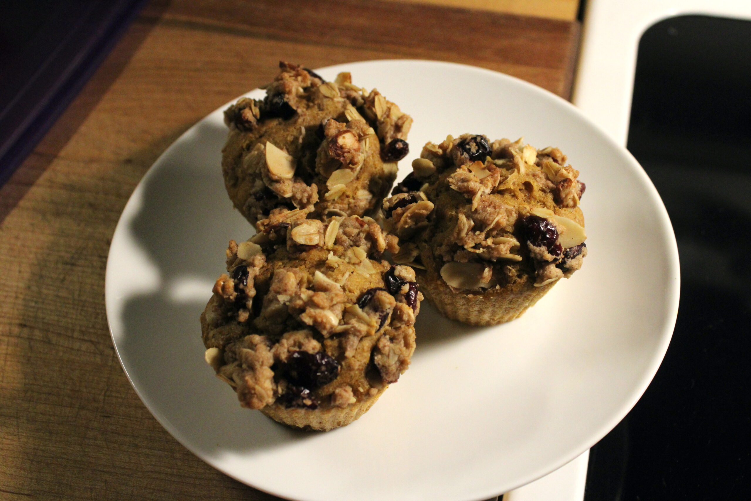 Crumb Top Pumpkin Muffins