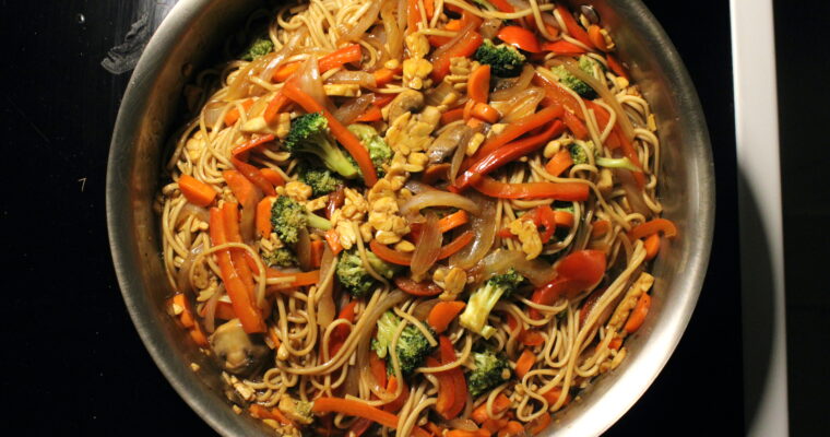 Ginger Tempeh & Udon Stir-Fry