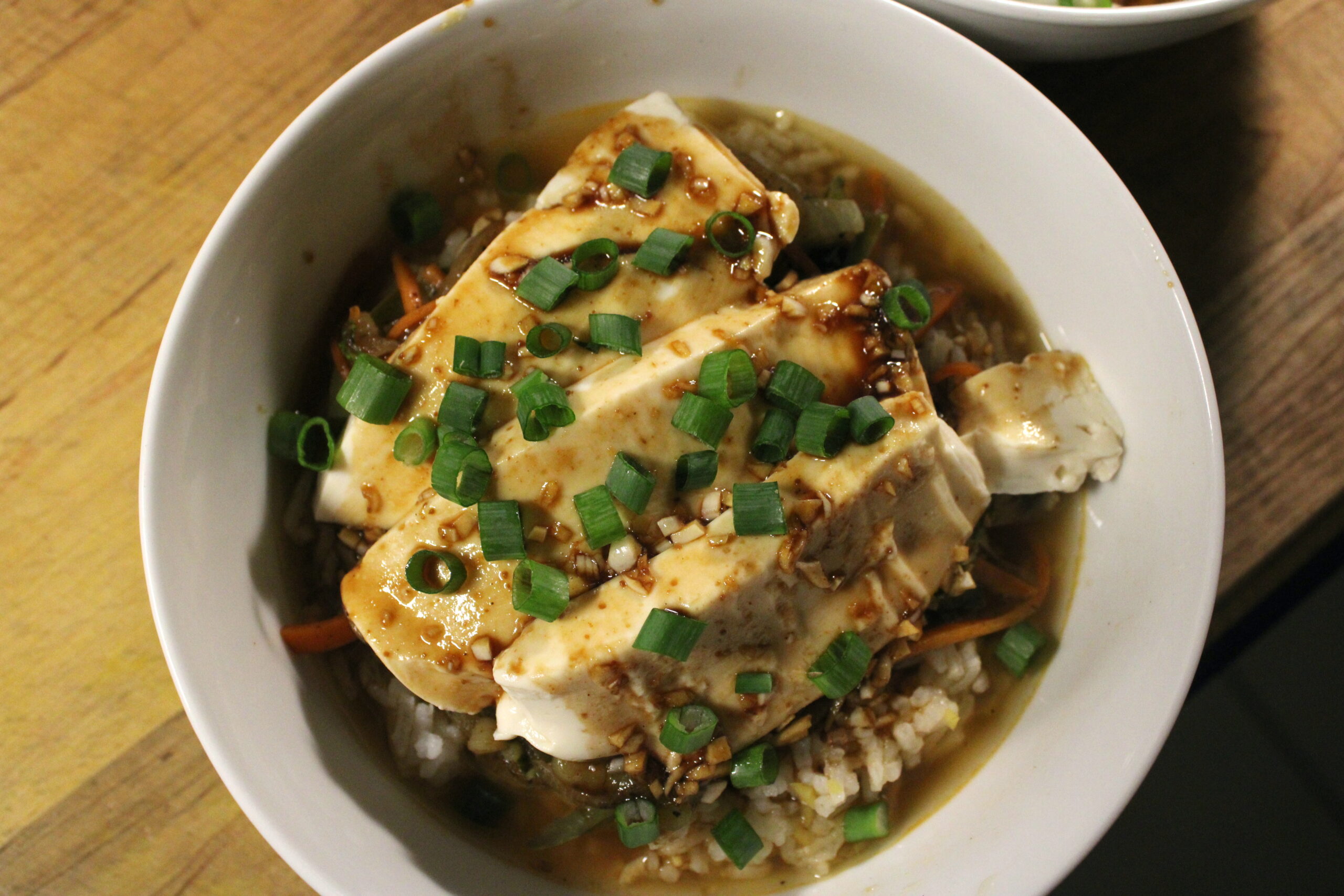 Steamed Tofu & Ginger Rice