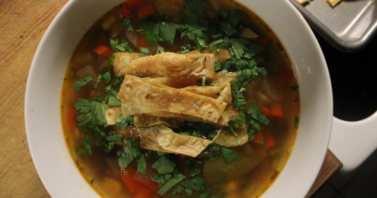 Tomatillo & Poblano Soup