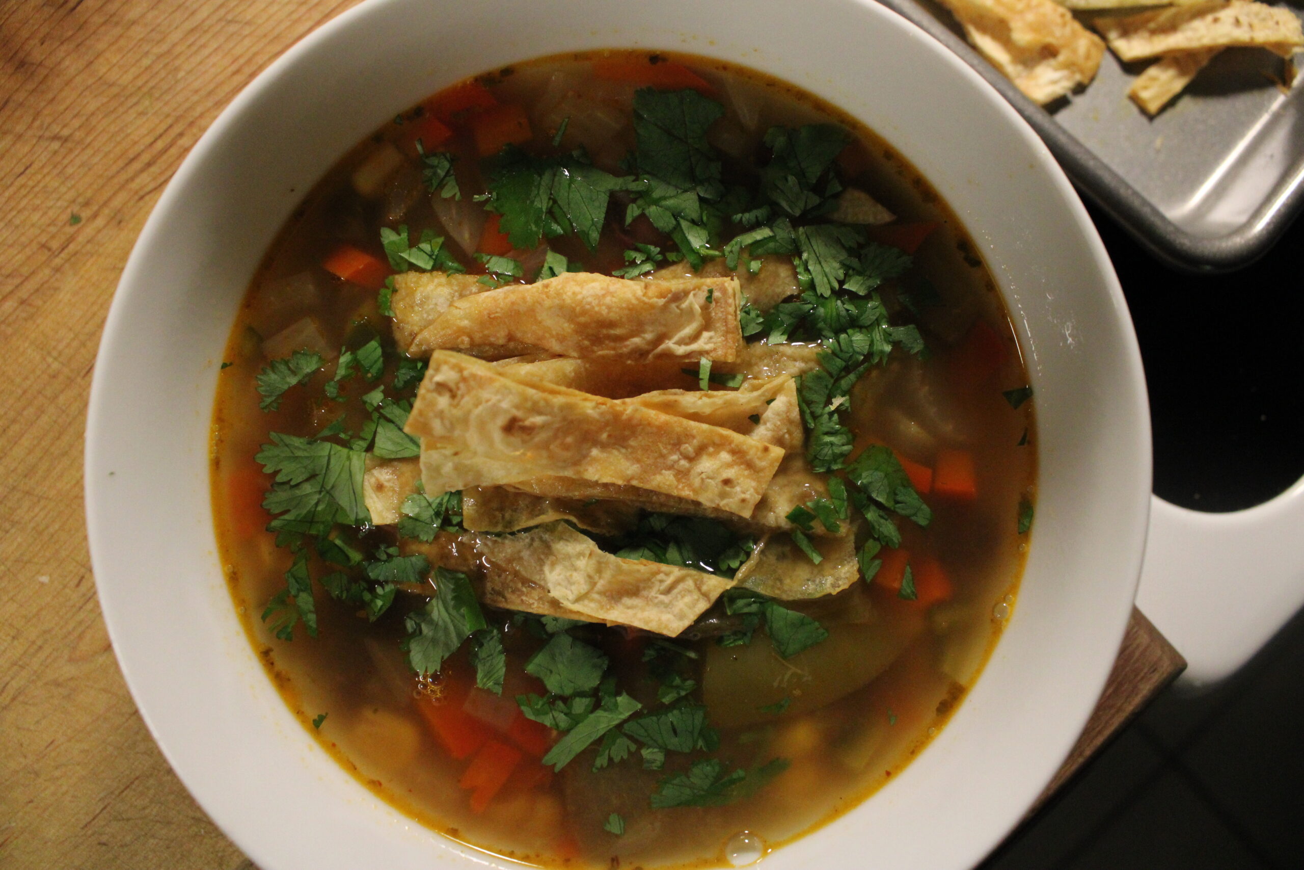 Tomatillo & Poblano Soup