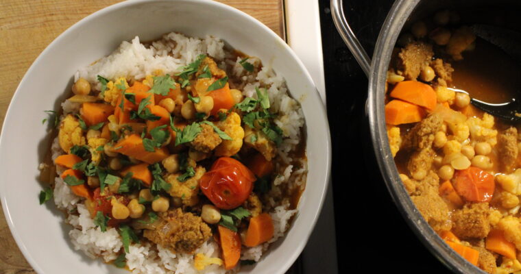 Cauliflower & Seitan Curry