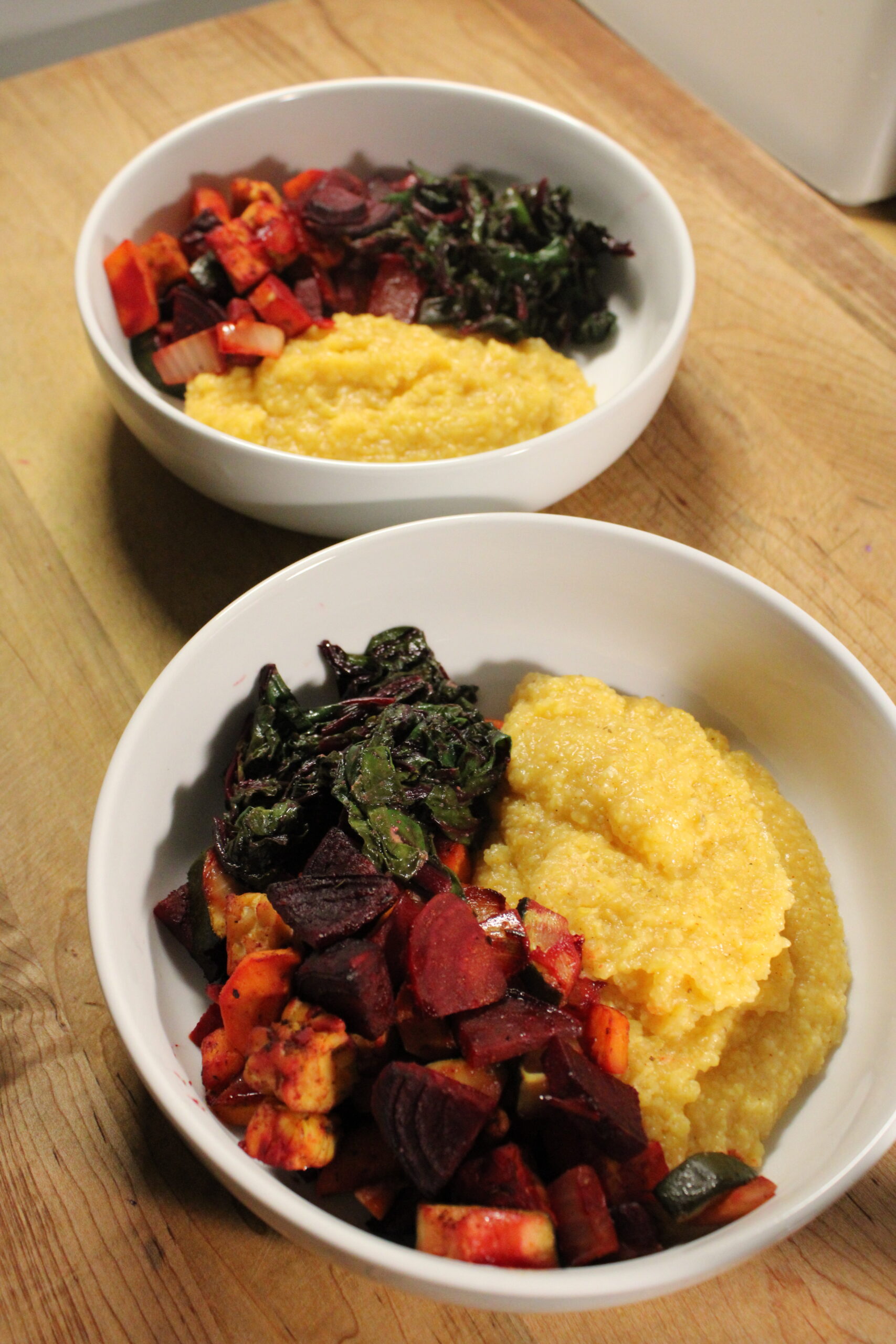 Roasted Beets & Polenta