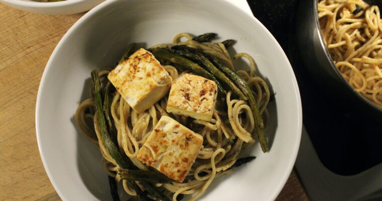 Tofu & Asparagus Pasta