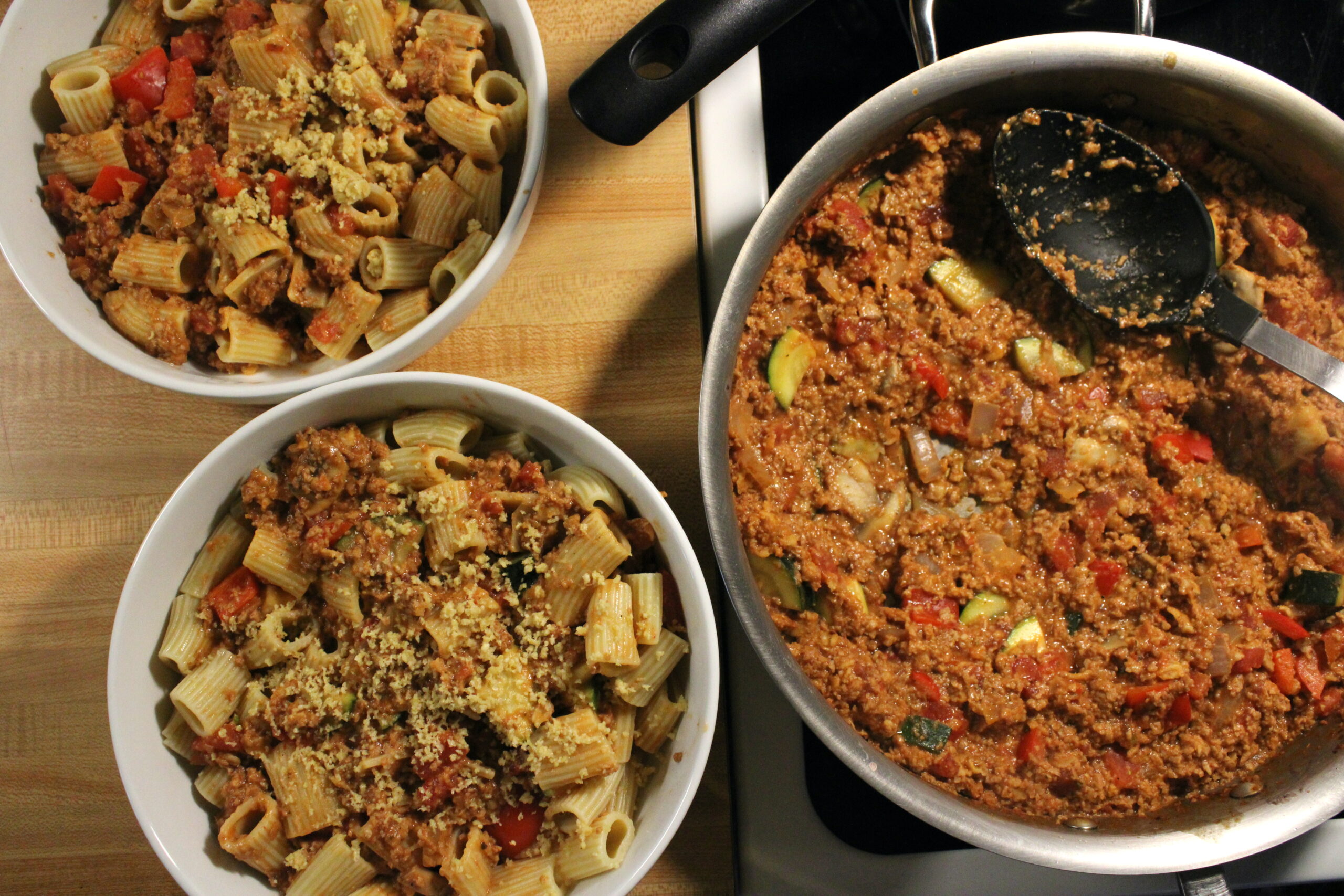 Beefy Parm Pasta