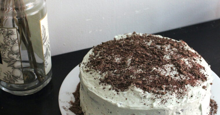 Vegan Mint Chocolate Cake