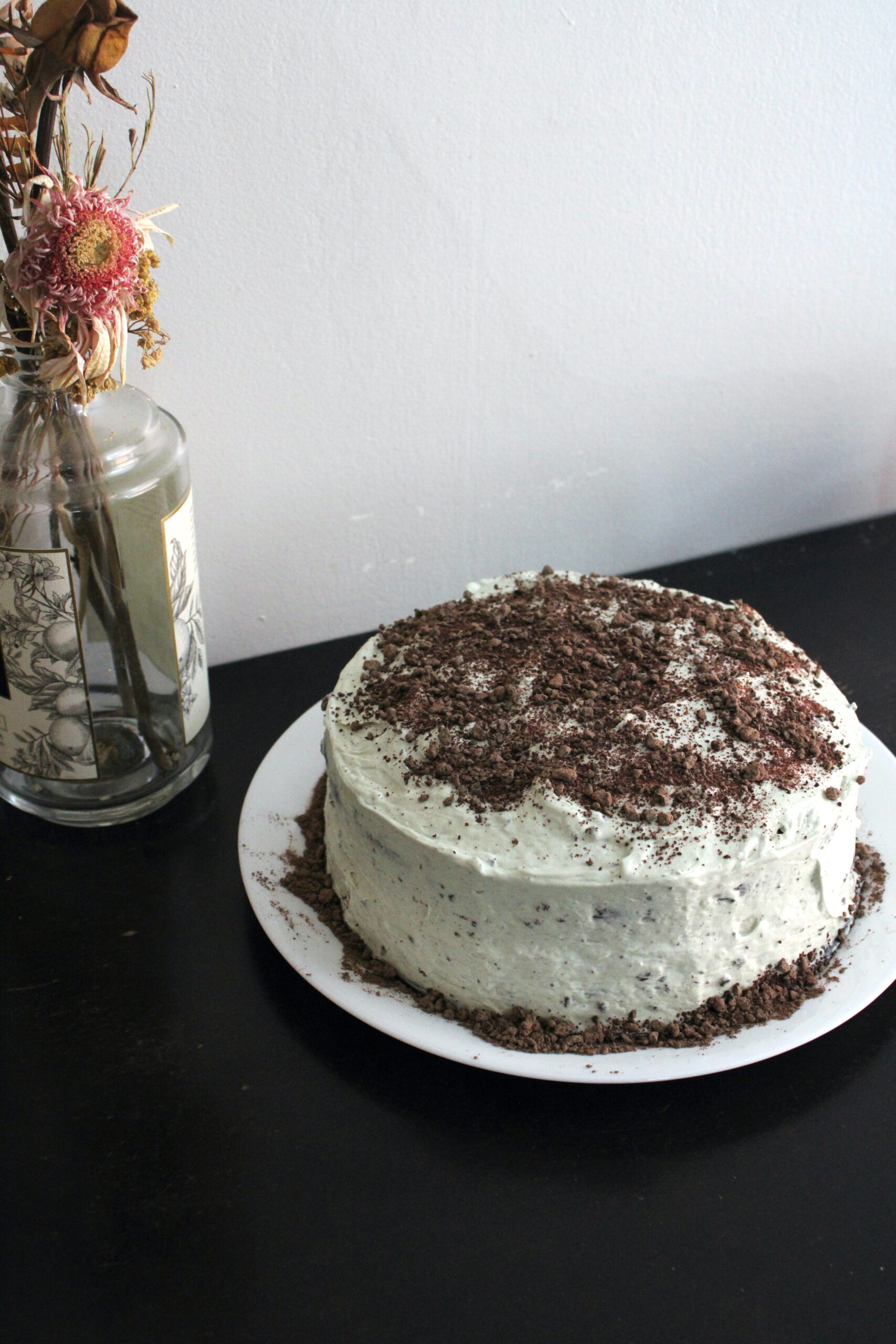 Vegan Mint Chocolate Cake