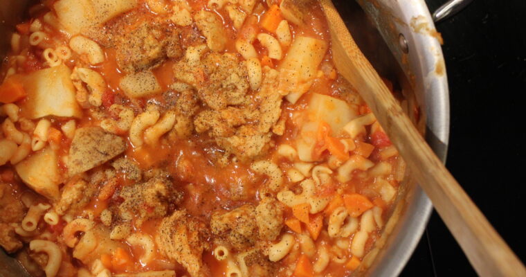 Seitan Pasta e Patate