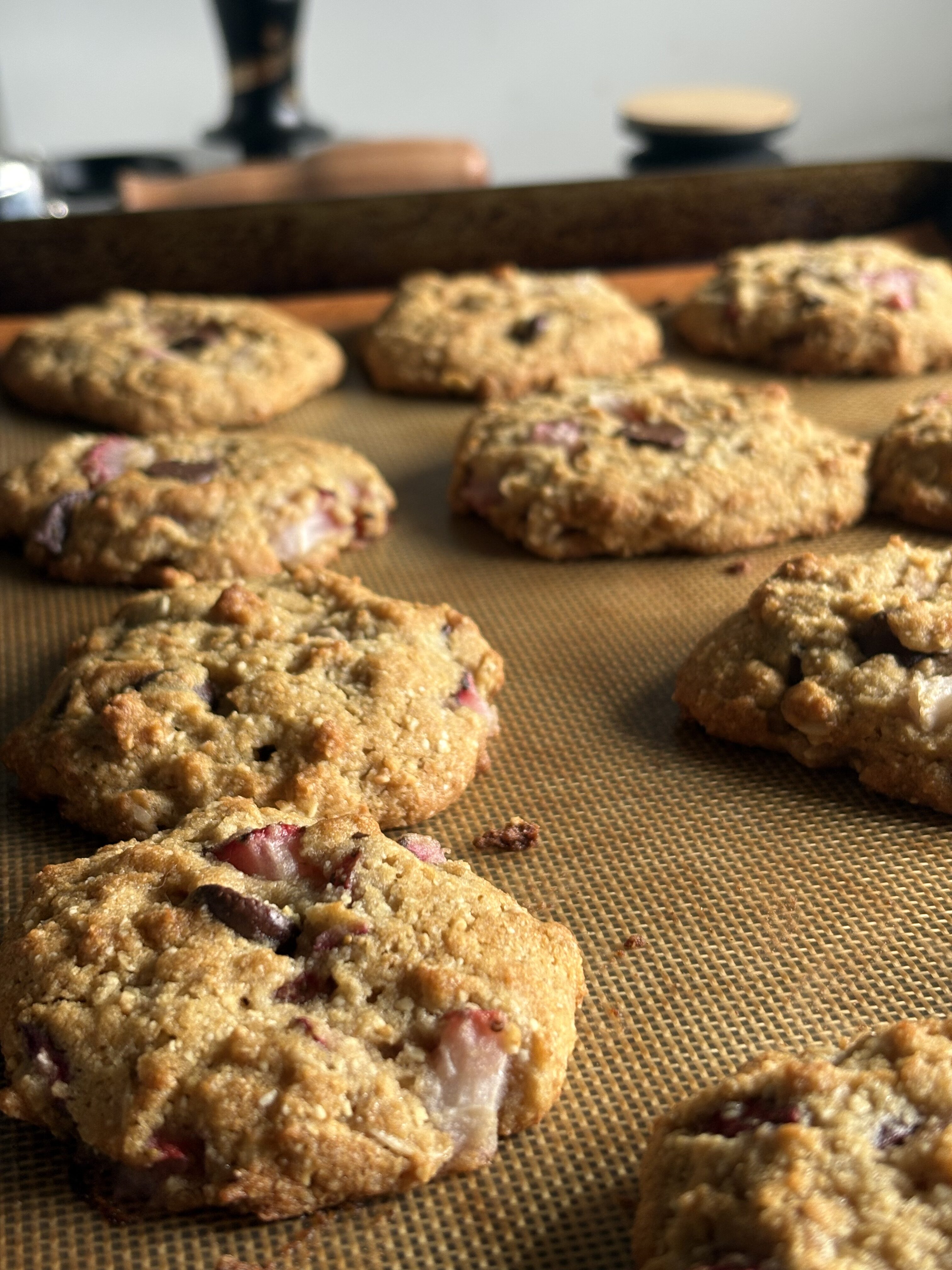 Gluten-Free Strawberry Chocolate Cookies